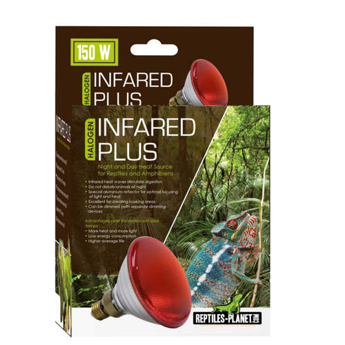 Visuel 1 du produit Lampe infrarouge pour terrarium Reptile Planet Infrared Plus Halogène 150W