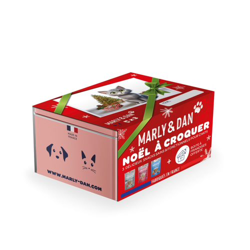 Visuel 1 du produit Coffret de Noël multipack pour chat Marly & Dan