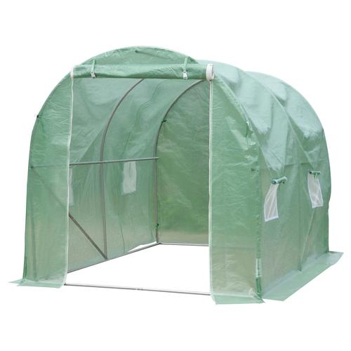 Visuel 1 du produit Serre tunnel à 3 arceaux en acier galvanisé Jany France - 6 m²