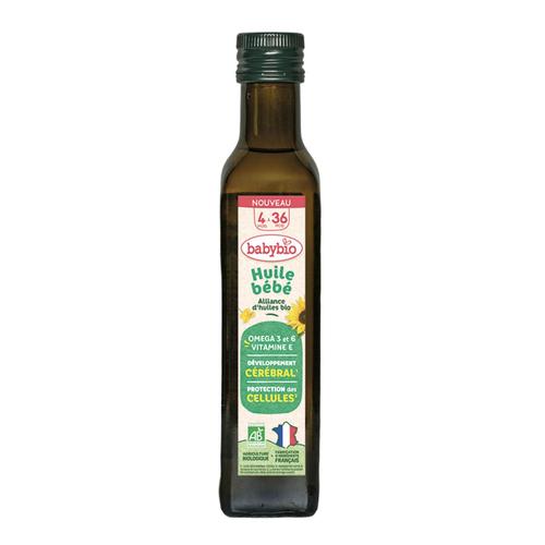 Visuel 1 du produit Huile bio pour bébé dès 6 mois Babybio - 25 cl