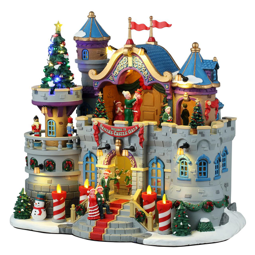 Visuel 1 du produit Bâtiment animé Lemax Santa’s wonderland Santa’s castle gala