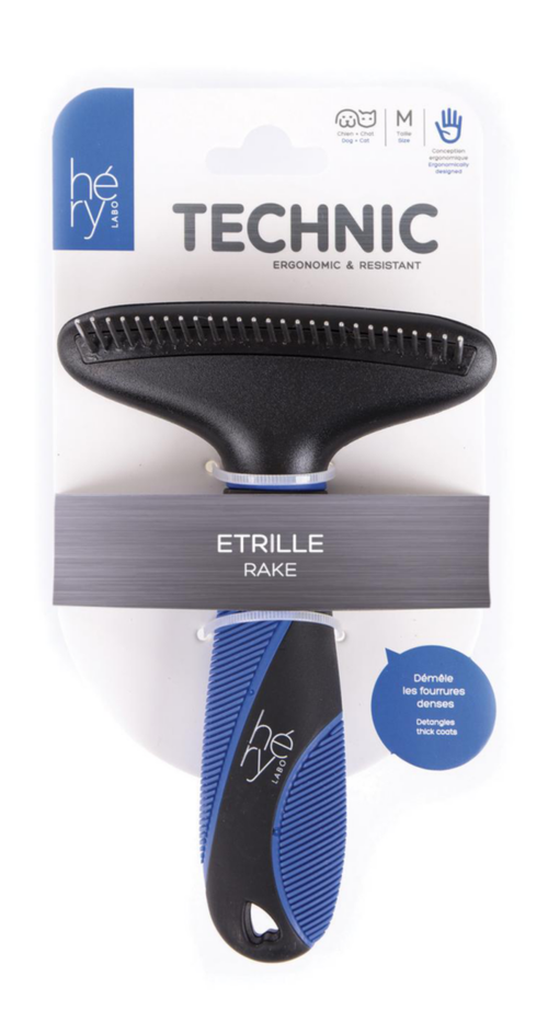 Visuel 1 du produit Brosse pour chien coloris multicolore étrille Héry Technic - Taille M