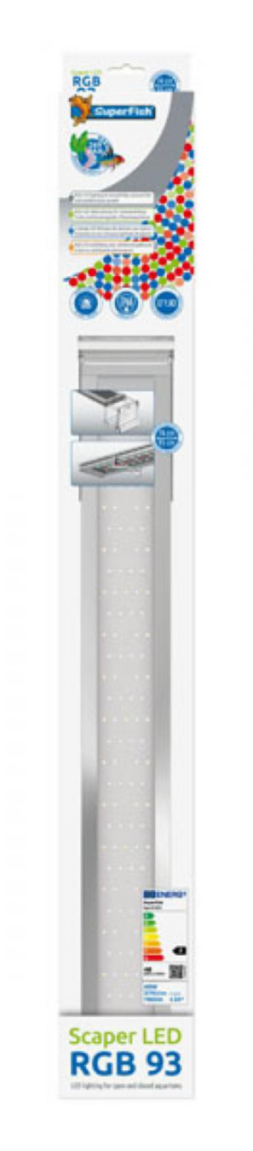 Visuel 3 du produit Rampe LED Scaper RGB pour aquarium d'eau douce, 48W 7800K - SUPERFISH - modèle 93