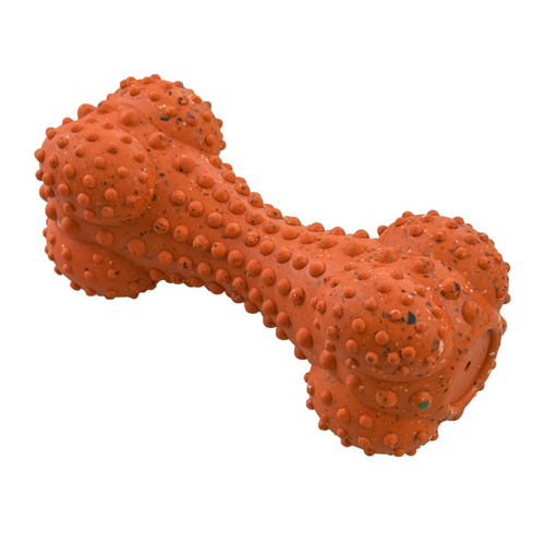 Visuel 3 du produit Jouet pour chien en caoutchouc naturel et Nike Grind coloris orange os Max Fusion - Taille M