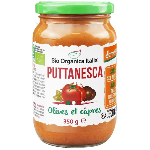 Visuel 1 du produit Sauce tomate puttanesca bio Bioorganica - 350 g