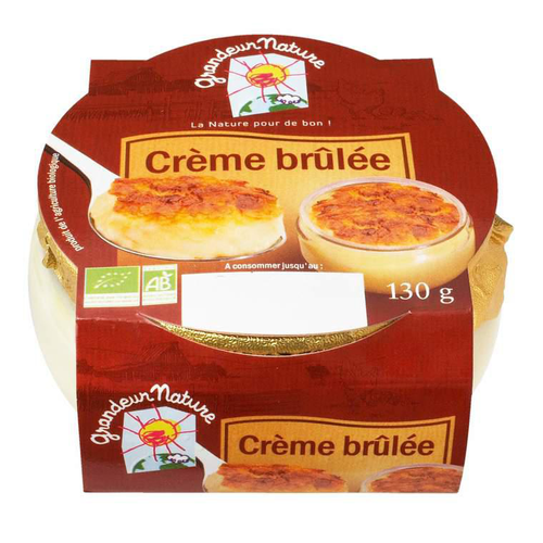 Visuel 1 du produit Crème brûlée - 130 g