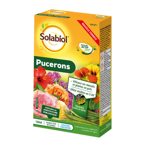 Visuel 1 du produit Insecticide naturel polyvalent pour pucerons Solabiol - 100 ml