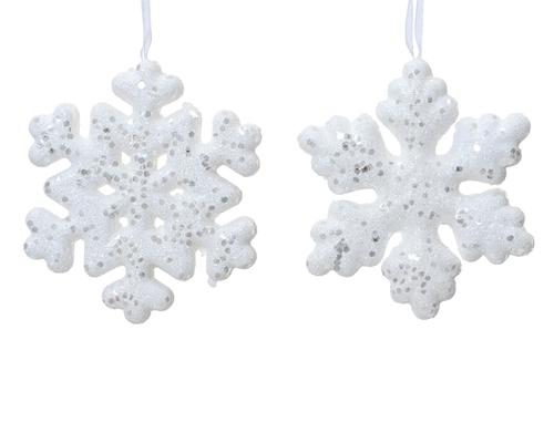 Visuel 1 du produit Flocon de neige en mousse blanche - Ø 11 cm