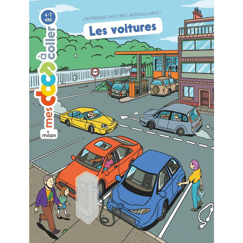 Visuel 1 du produit Docs à coller “Les voitures” Éditions Milan