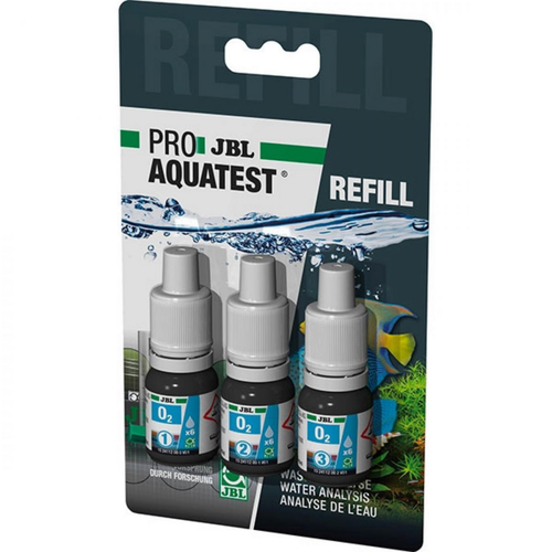 Visuel 1 du produit Kit de recharge test oxygène pour aquarium - JBL ProAquaTest O2 - 50 tests