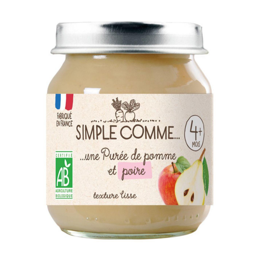 Visuel 1 du produit Pot pomme poire bio Simple Comme - 125g