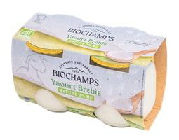Visuel 2 du produit Yaourt brebis bio nature 0% Biochamps - 2 x 125 g