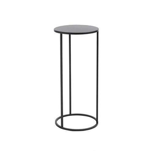 Visuel 2 du produit Table de service Quinty en métal noir T2 Edelman Hollande - Ø 27 x 60 cm