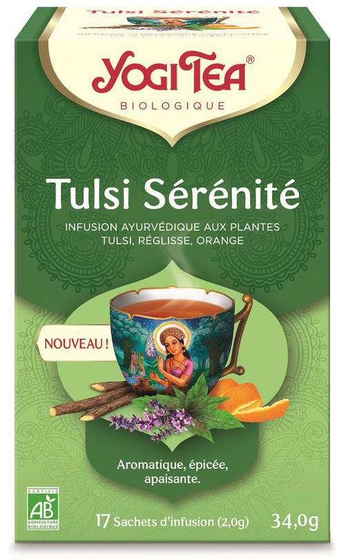 Visuel 1 du produit Thé Tulsi sérénité bio Yogi tea - 34 g