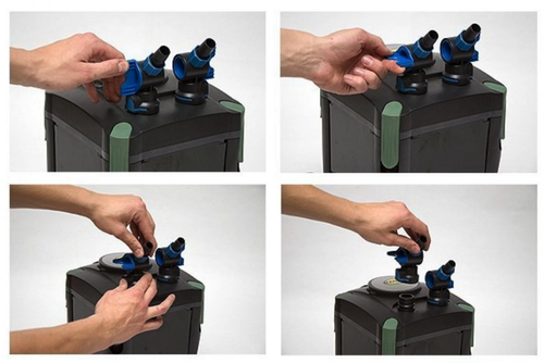 Visuel 5 du produit Filtre aquarium grande capacité pour 600L - AQUA NOVA modèle NCF-1500