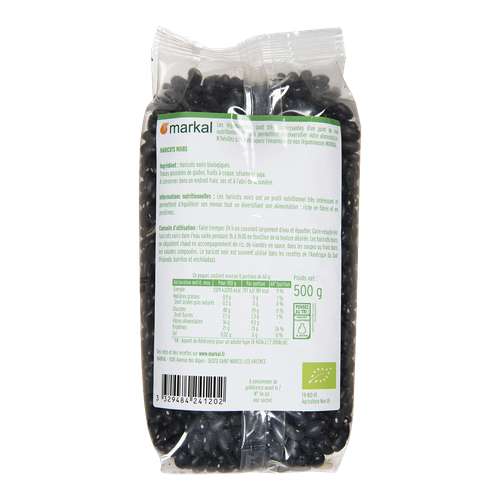 Visuel 2 du produit Haricots noirs bio – 500 gr