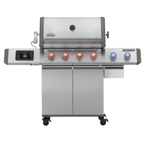 Visuel 3 du produit Barbecue gaz inox Napoléon Prestige Pro 500 4 brûleurs - 166 x 66 x 129,5 cm