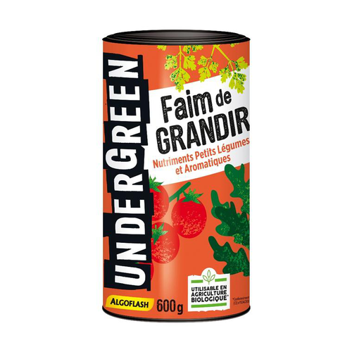 Visuel 1 du produit Engrais faim de grandir pour légumes aromatiques en boite de 600 g