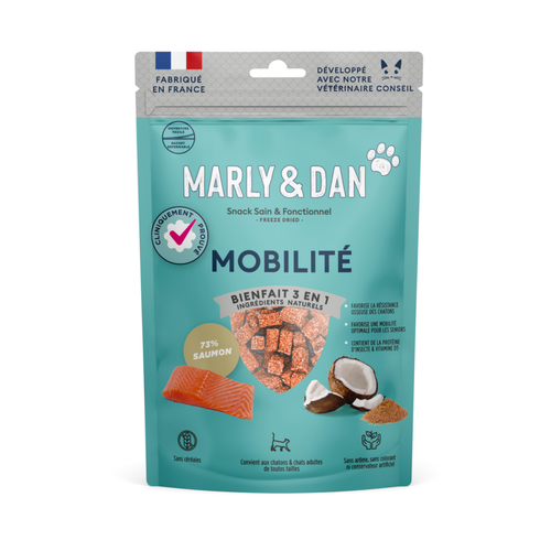 Visuel 1 du produit Friandises pour chat freeze dried mobilité Marly & Dan - 40 g
