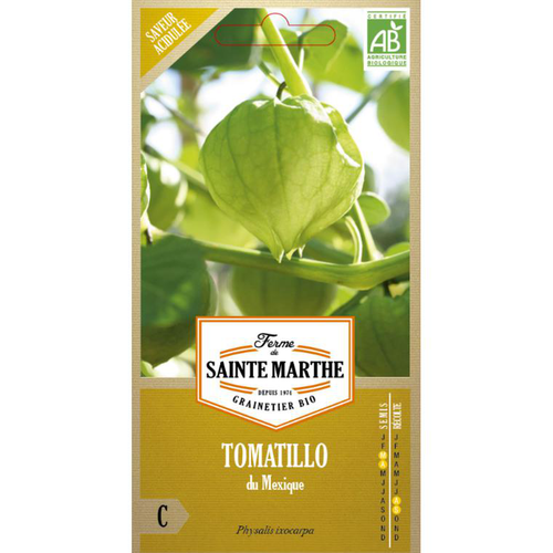 Visuel 1 du produit Graines de Tomatillo du Mexique bio Ferme de Sainte Marthe - graines à semer