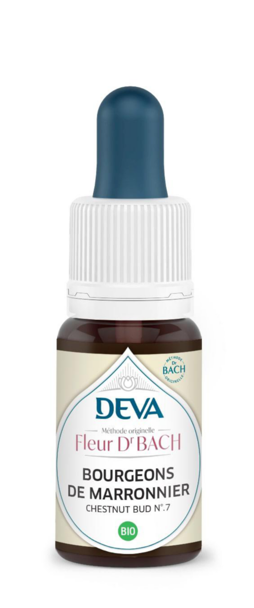 Visuel 1 du produit Complément alimentaire fleur de Bach bourgeons de marronnier bio Deva - 15 ml