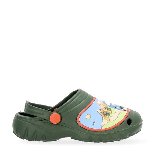 Visuel 1 du produit Sabot Road Trip enfant coloris vert kaki en caoutchouc synthétique EVA Blackfox - pointure 30/31