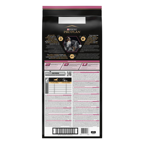 Visuel 3 du produit Croquette pour chien adulte au saumon Sensitive Skin Pro Plan – 14 kg