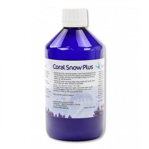 Visuel 1 du produit Solution pour coraux enrichie, blanc neige, KORALLEN-ZUCHT Coral Snow Plus - 250ml