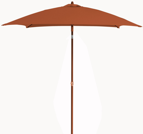 Visuel 1 du produit Parasol en aluminium droit inclinable Proloisirs Sienne - 2 x 2 m