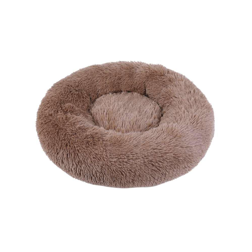 Visuel 1 du produit Corbeille ronde moelleuse pour chien et chat coloris beige Wouapy - Ø 50 cm