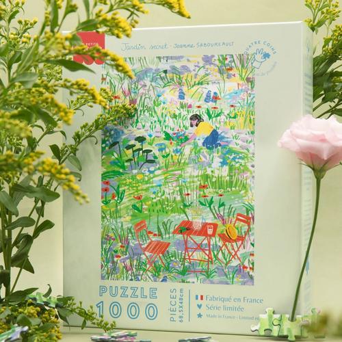 Visuel 2 du produit Puzzle 1000 pièces Jardin Secret La Petite Épicerie - 20 x 6,5 x 25 cm