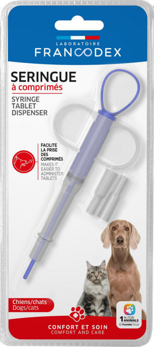 Visuel 1 du produit Seringue à comprimés pour chien et chat Francodex