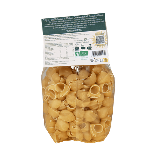Visuel 2 du produit Lumaconi blancs bio Luce - 500 g