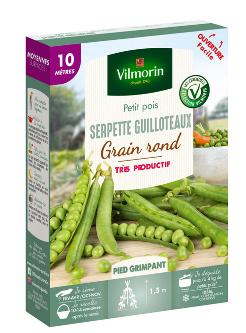 Visuel 1 du produit Petit pois Serpette Guilloteaux Vilmorin - graines à semer