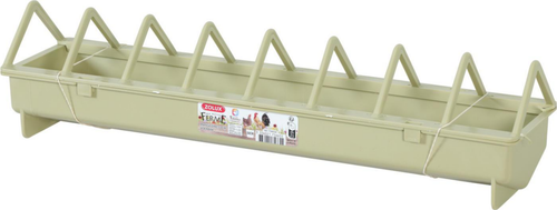 Visuel 1 du produit Mangeoire pour basse-cour en plastique coloris vert clair Zolux - 50 cm