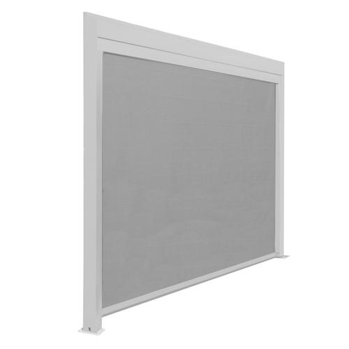 Visuel 1 du produit Rideau pour pergola autoportée coloris blanc - 400 cm