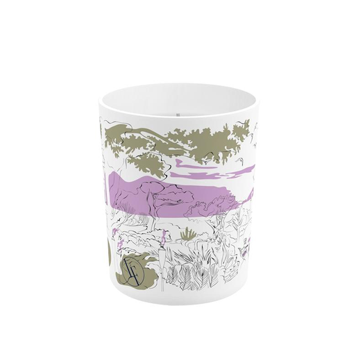 Visuel 1 du produit Bougie parfumÃ©e coloris violet en cire Jardins IllustrÃ©s - 180 g