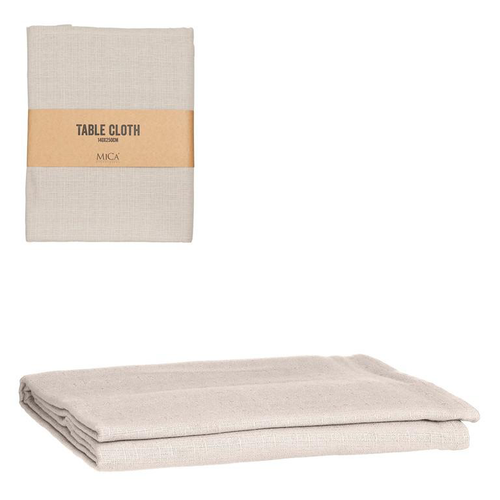 Visuel 1 du produit Nappe en coton beige Villia - 250 x 140 cm
