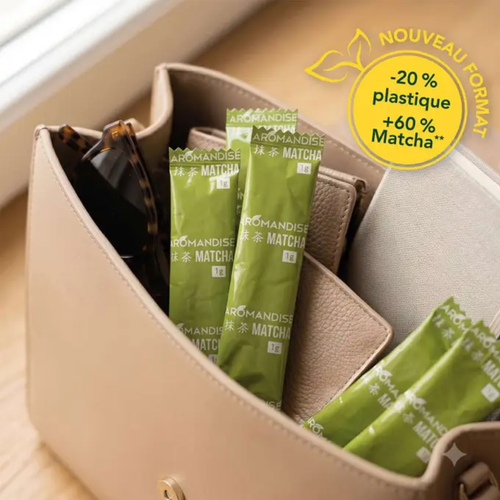 Visuel 7 du produit Thé vert matcha instantané bio Aromandise - les 20 sticks