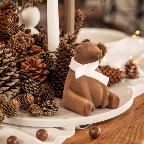 Visuel 3 du produit Ours brun garni chocolat noir Chooc - 130 g