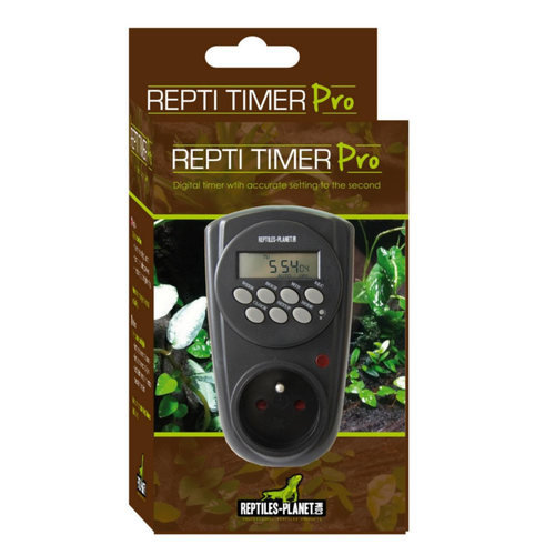 Visuel 1 du produit Minuterie électronique pour terrarium coloris noir Reptile Planet Repti Timer Pro