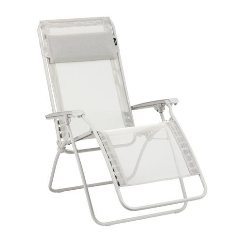 Visuel 1 du produit Fauteuil de relaxation de jardin relax R CLIP Batyline® coloris beige Lafuma - 68 x 88 x 115 cm