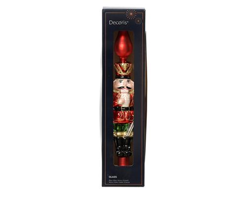 Visuel 1 du produit Cimier pic casse-noisette en verre multicolore - 6,5 x 5 x 29 cm