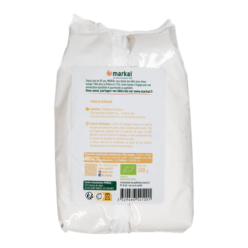 Visuel 2 du produit Farinede châtaigne - 500 g