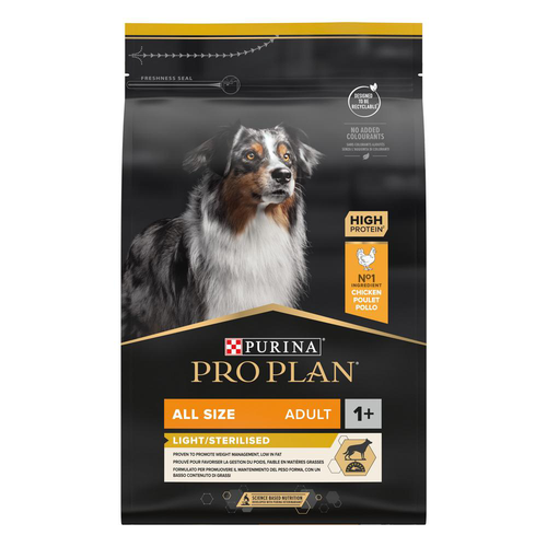 Visuel 2 du produit Croquette pour chien adulte stérilisé light au poulet Pro Plan - 3 kg