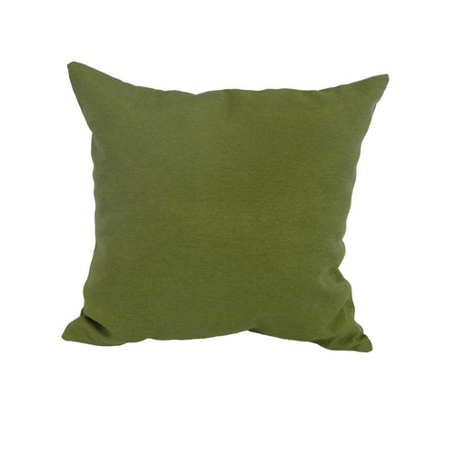 Visuel 1 du produit Coussin déco carré en polyester/coton vert Mousse - 40 x 40 x 15 cm