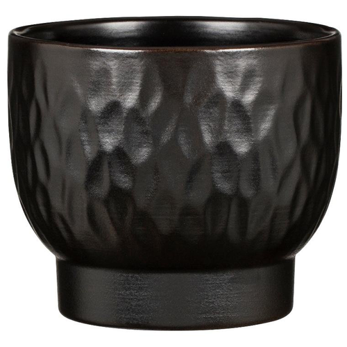 Visuel 1 du produit Cache-pot en céramique noir Scheurich 931 Ebano - Ø 15 cm