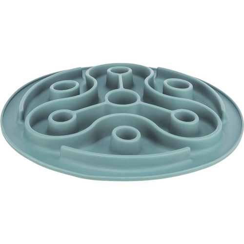 Visuel 1 du produit Gamelle anti-glouton pour chien coloris bleu Trixie Slow Feeding - Ø 28 cm