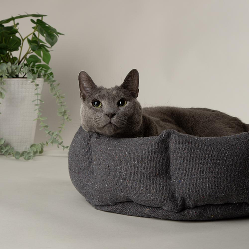 Visuel 5 du produit Corbeille pour chat en tissu gris anthracite Scruffs Eco Eden - 45 cm