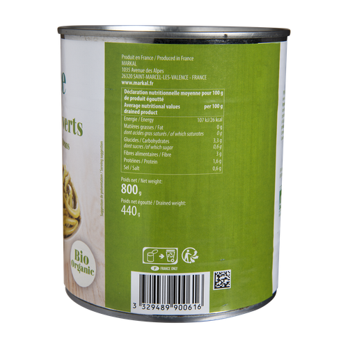 Visuel 2 du produit Haricots verts extra-fins bio Luce - 800 g